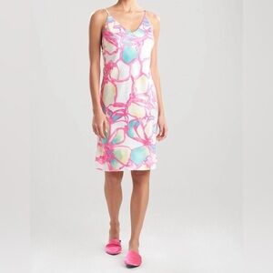 Natori Pink and Blue Chemise